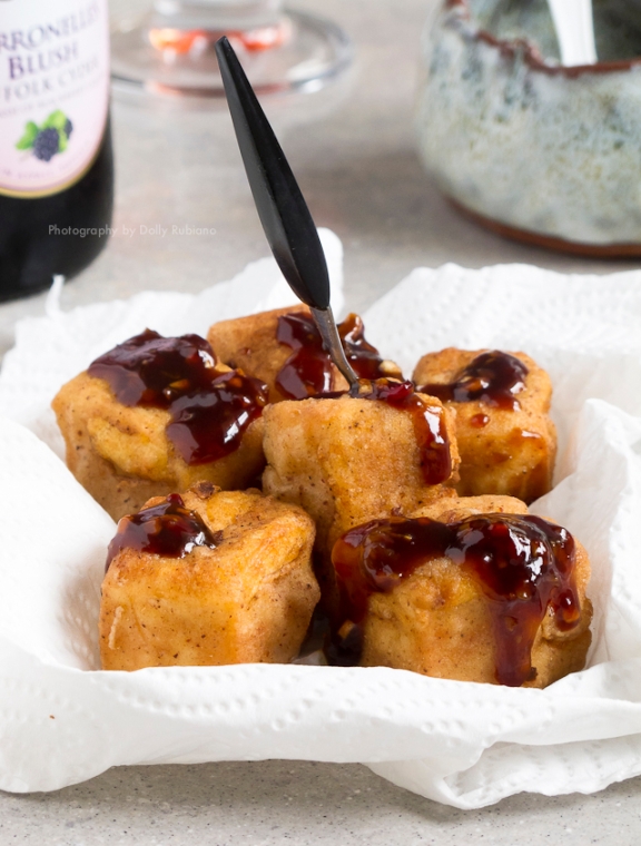 Five spice tofu with sweet and spicy sauce